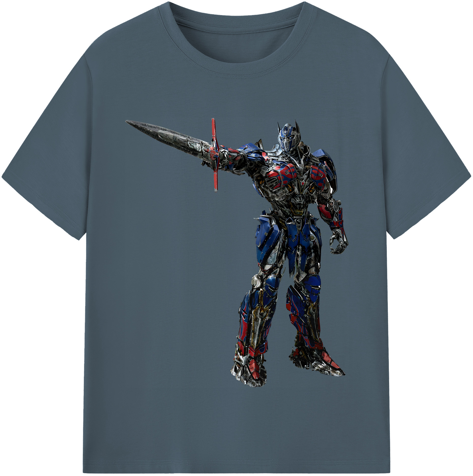 （画像用） Transformers トランスフォーマー 綿100％半袖Tシャツ（フロントプリント）